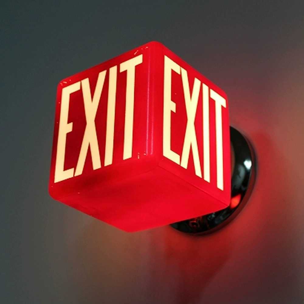 EXIT 조명 출구 인테리어 LED 온에어 카페 램프 : 율동마켓