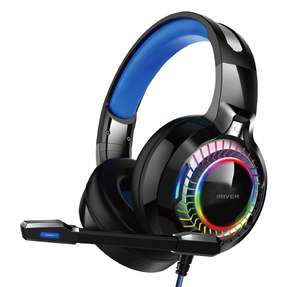 아이리버 게이밍 헤드셋 USB 7.1 RGB 고감도 마이크 (IGH-A60) : 해들재