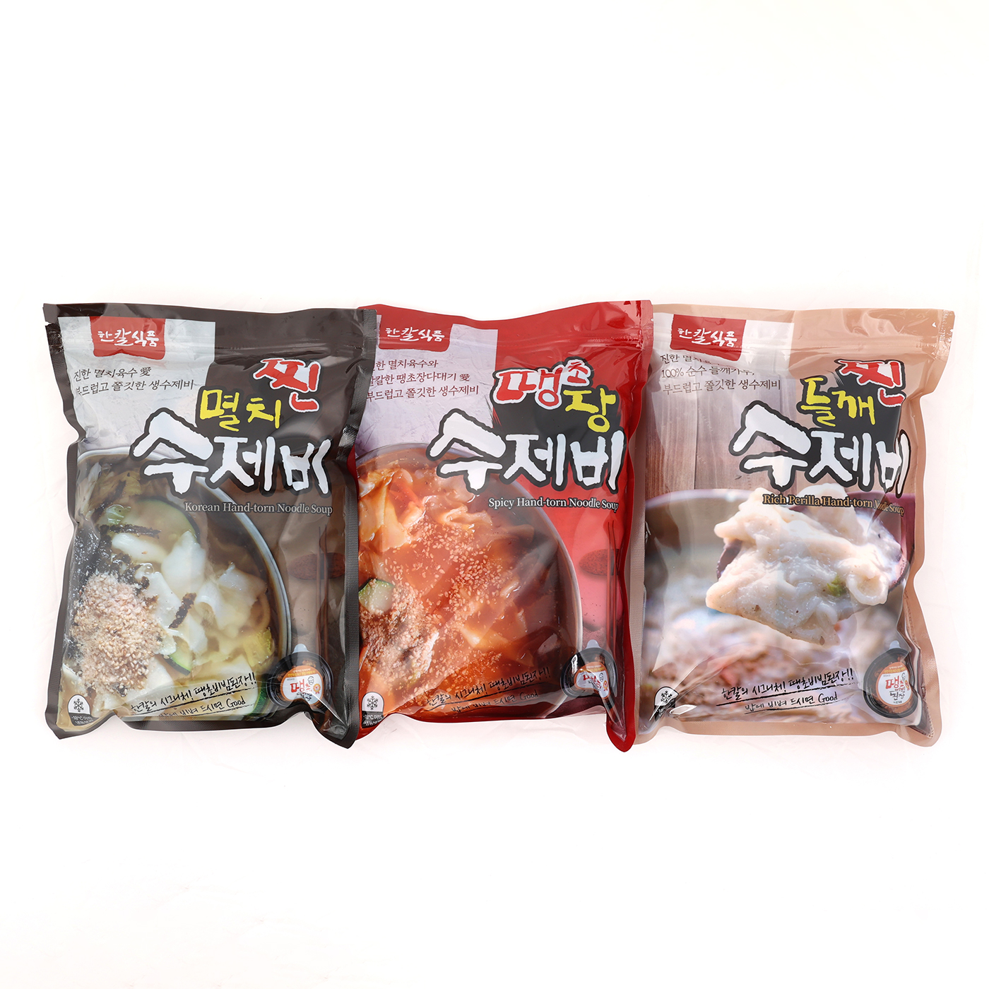 [대구한칼]맛집 한칼 칼국수 찐 멸치 수제비 밀키트 생칼국수면 멸치육수 1인분 : 한칼식품