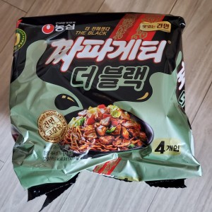 농심 짜파게티 더블랙 멀티팩 116g x 4개 : 유니콘플러스