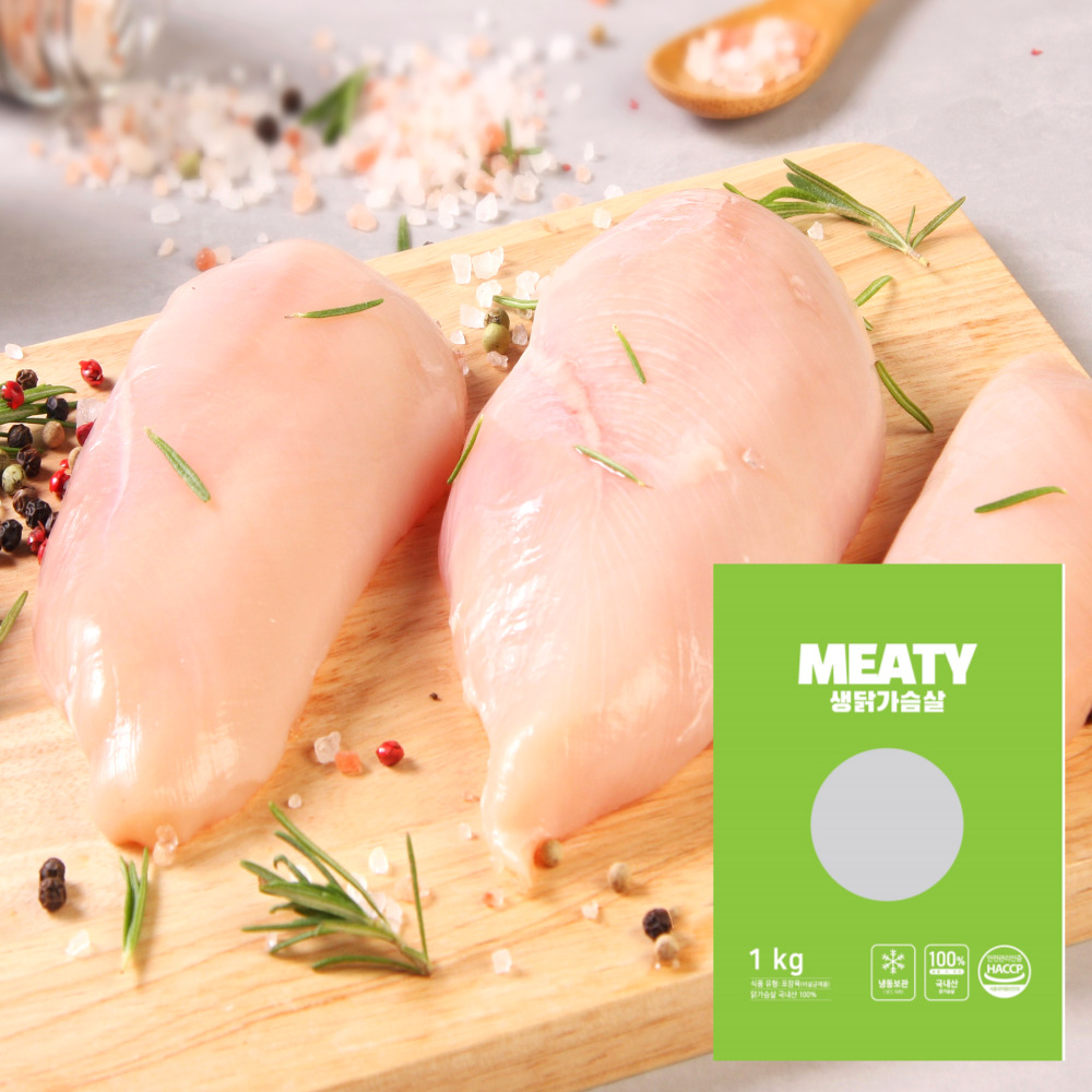 국내산 생닭가슴살 4kg (haccp공장생산) : 닭이소