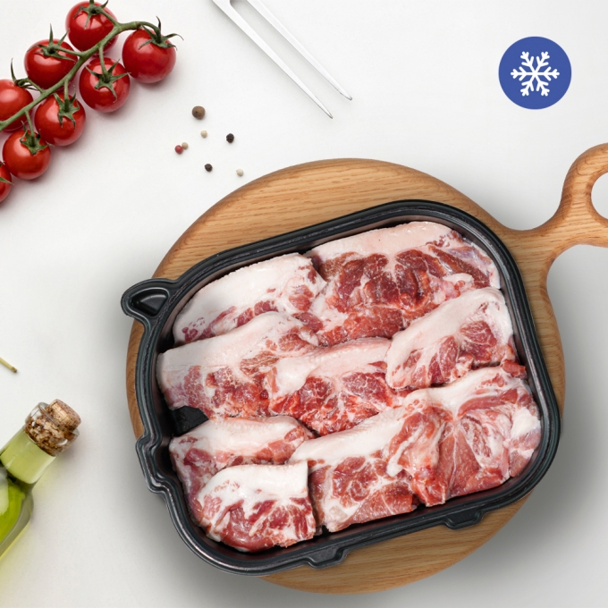 포크밸리 뒷고기 한돈 꼬들살 400g (국내산/냉동보관) : 포크밸리