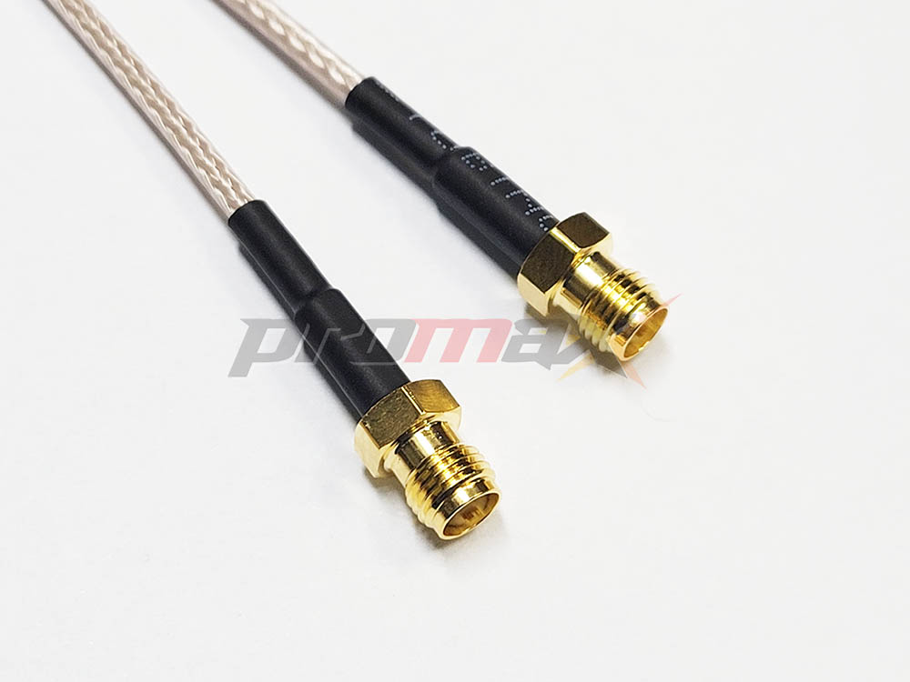 PROMAX RG316 SMA(암)-SMA(암) 50옴 무선 통신 안테나 RF 계측 동축케이블 10M : 한스케이블