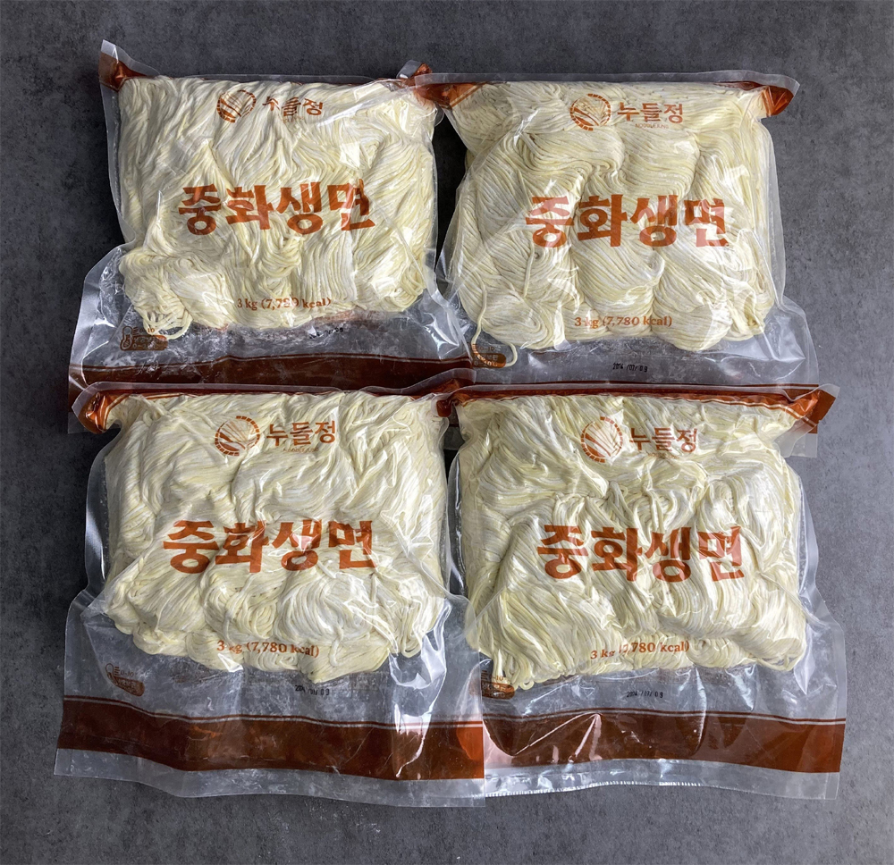 중화생면 업소용 12kg 1Box 60인분 : 성산몰 누들정