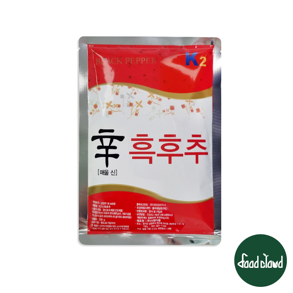서원식품 K2 신 흑후추 200g (후추 90%) : 푸드클라우드