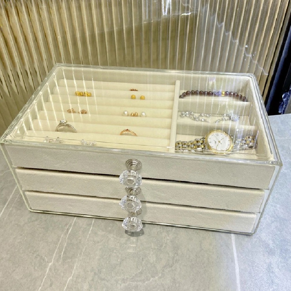 보석함 귀걸이 목걸이 보관함 주얼리박스 : 예니퀸