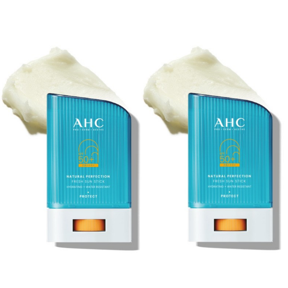 1+1 AHC 선스틱 프레쉬 휴대 야외활동 자외선차단제, SPF50+  22g : 쇼피나라
