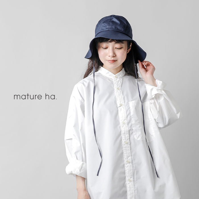마츄하 오가닉 코튼 립스톱 가든 햇 MATURE HA HAT mas24-13-mn : 파레트도쿄