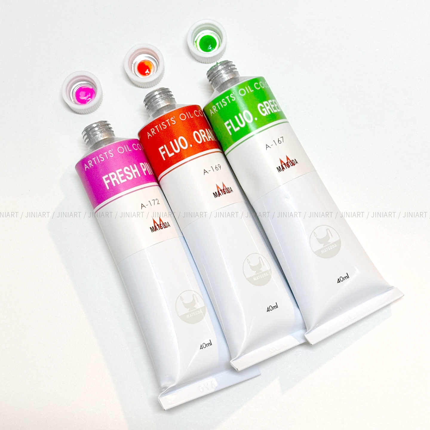 마쓰다 전문가 오일물감 형광칼라 낱색 (40ml) 옵션선택 / 루미노스 유화물감 : 지니화방