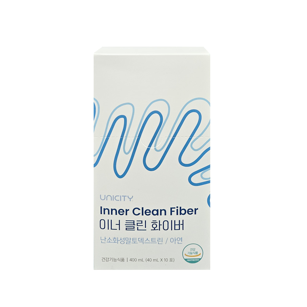 유니시티 이너 클린 화이버 40ml 10포, 1개 : 유니웰스