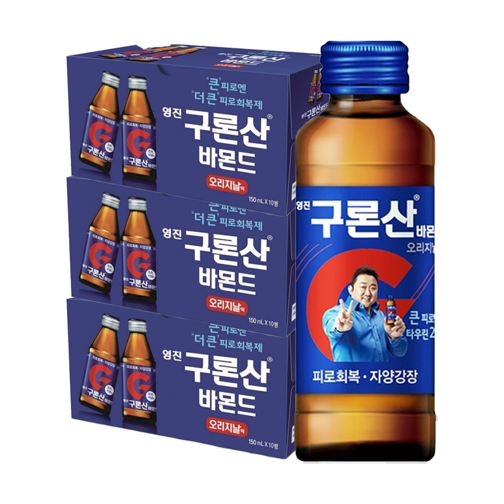 영진 구론산 바몬드 오리지날 드링크병 150ml 30병 : 부산종합유통
