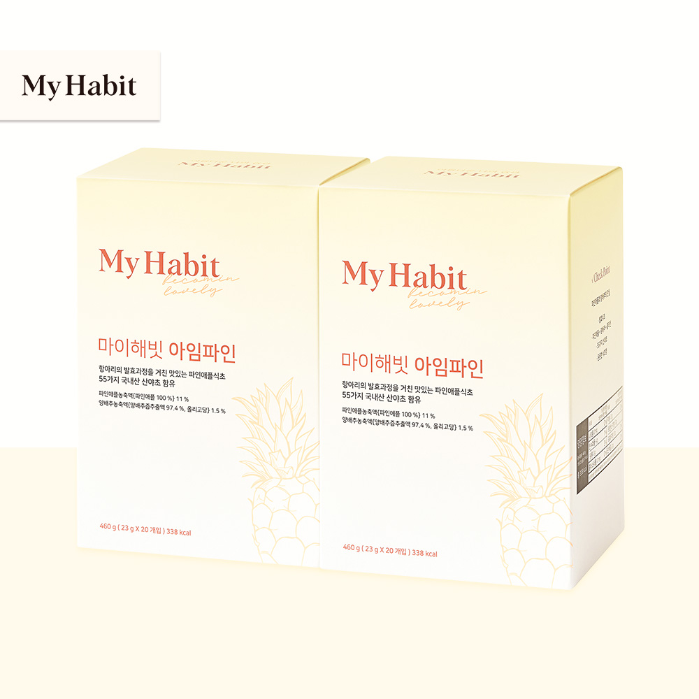마이해빗 아임파인 식초 460ml, 2개 : 마이해빗