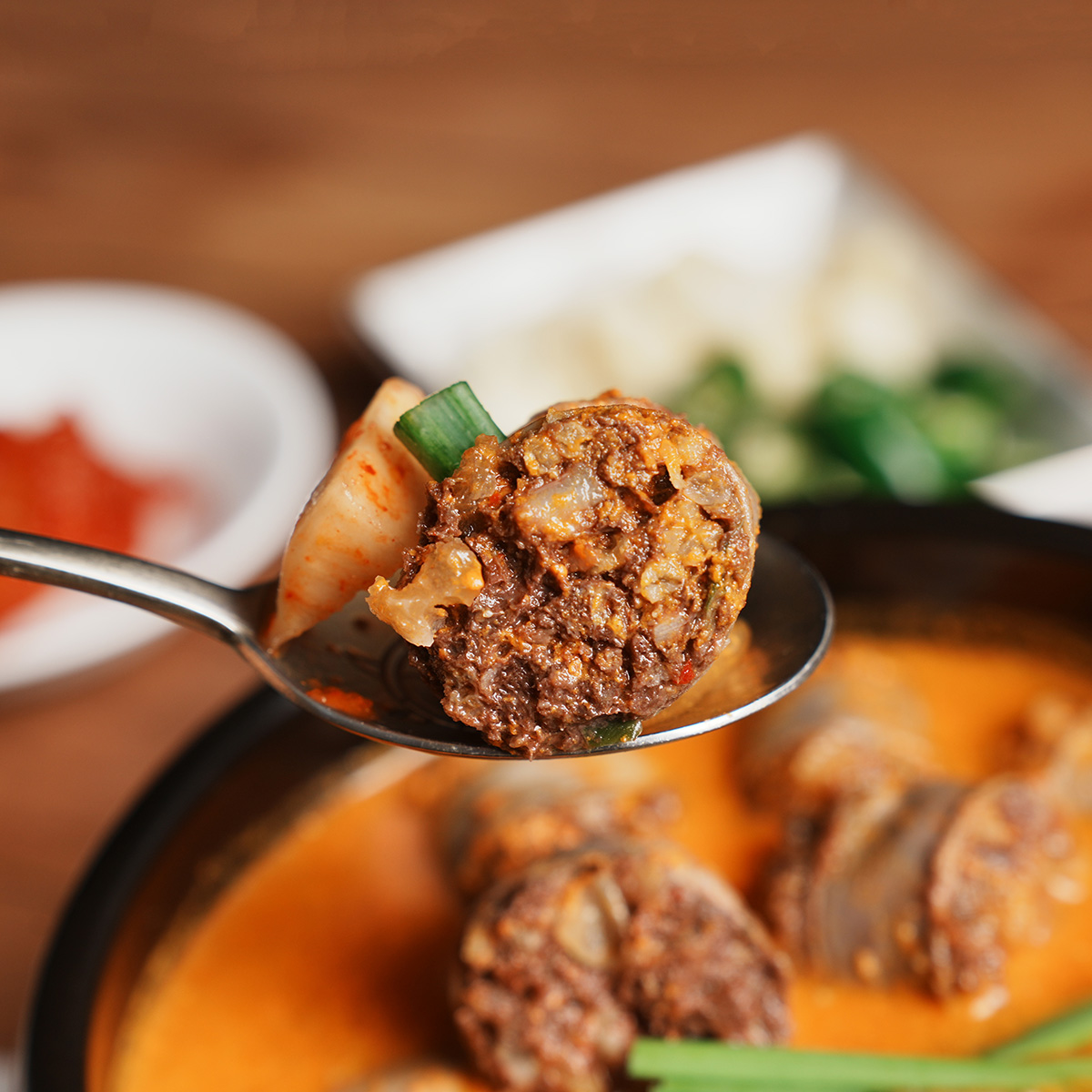 선비찬 프리미엄 즉석국 사골순대국 600g 국밥 순댓국 밀키트 : SUNBEE