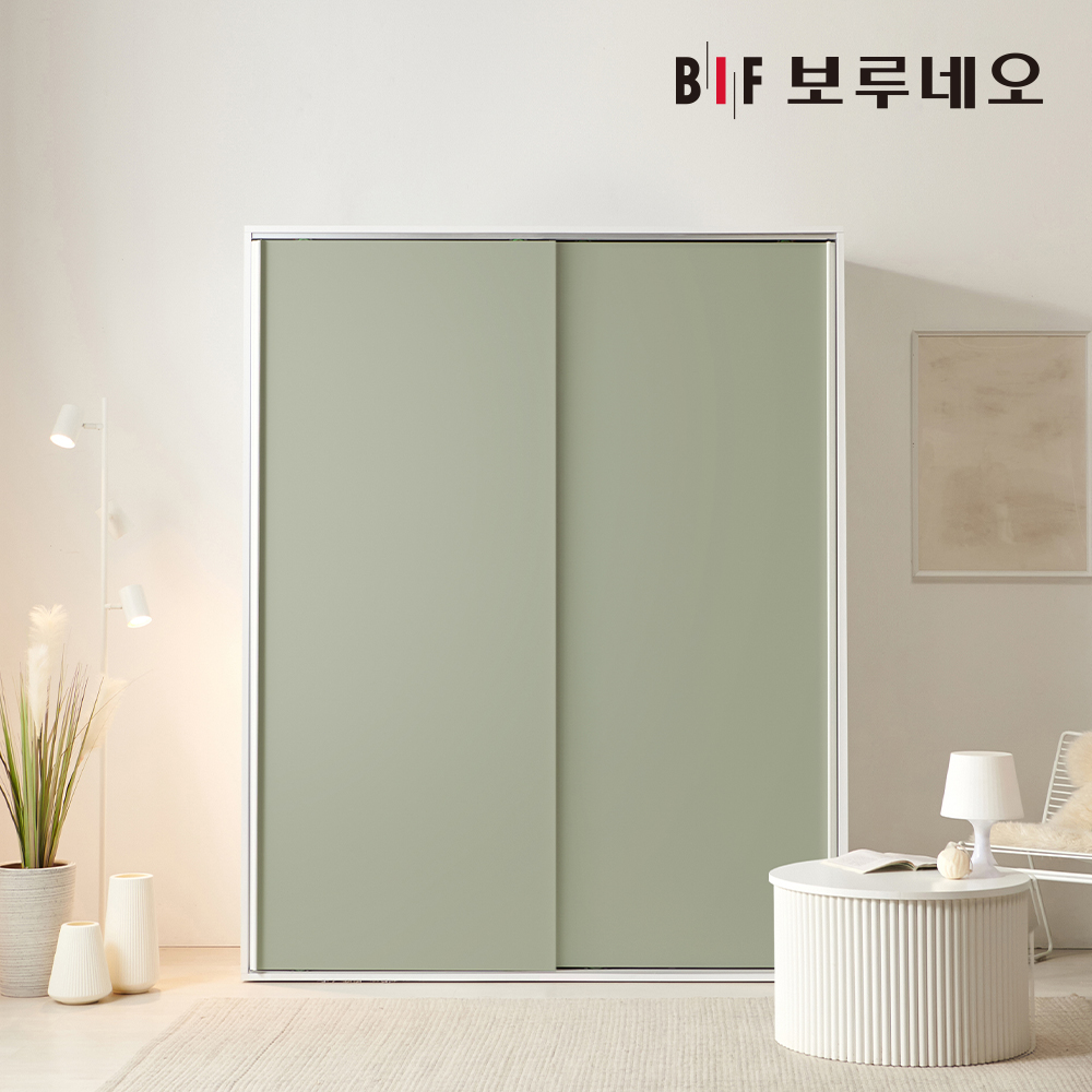 보루네오 루시 슬라이딩 옷장 1600 행거형A (1단+2단) 10cm E0 등급 맞춤 장농 : 보루네오 BIF