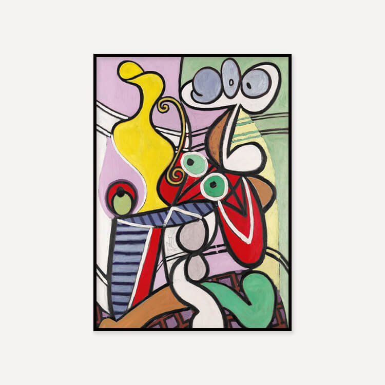 파블로 피카소 / Large Still Life with a Pedestal Table, 1931 (액자 포함) : 그릿시즌