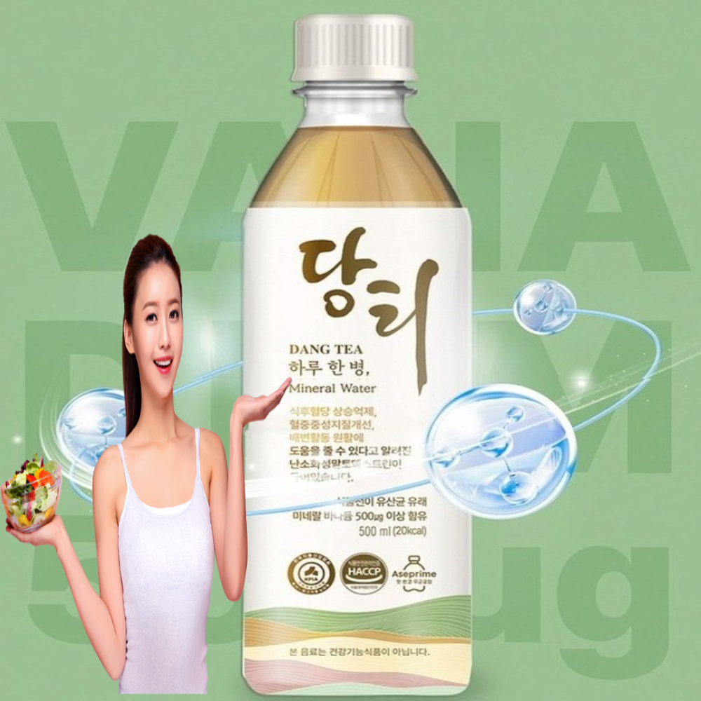 난소화성말토덱스트린 식후혈당 상승억제 HACCP 미네랄 바나듐 당티 500ml 24병 : ALL DAY YOUNG