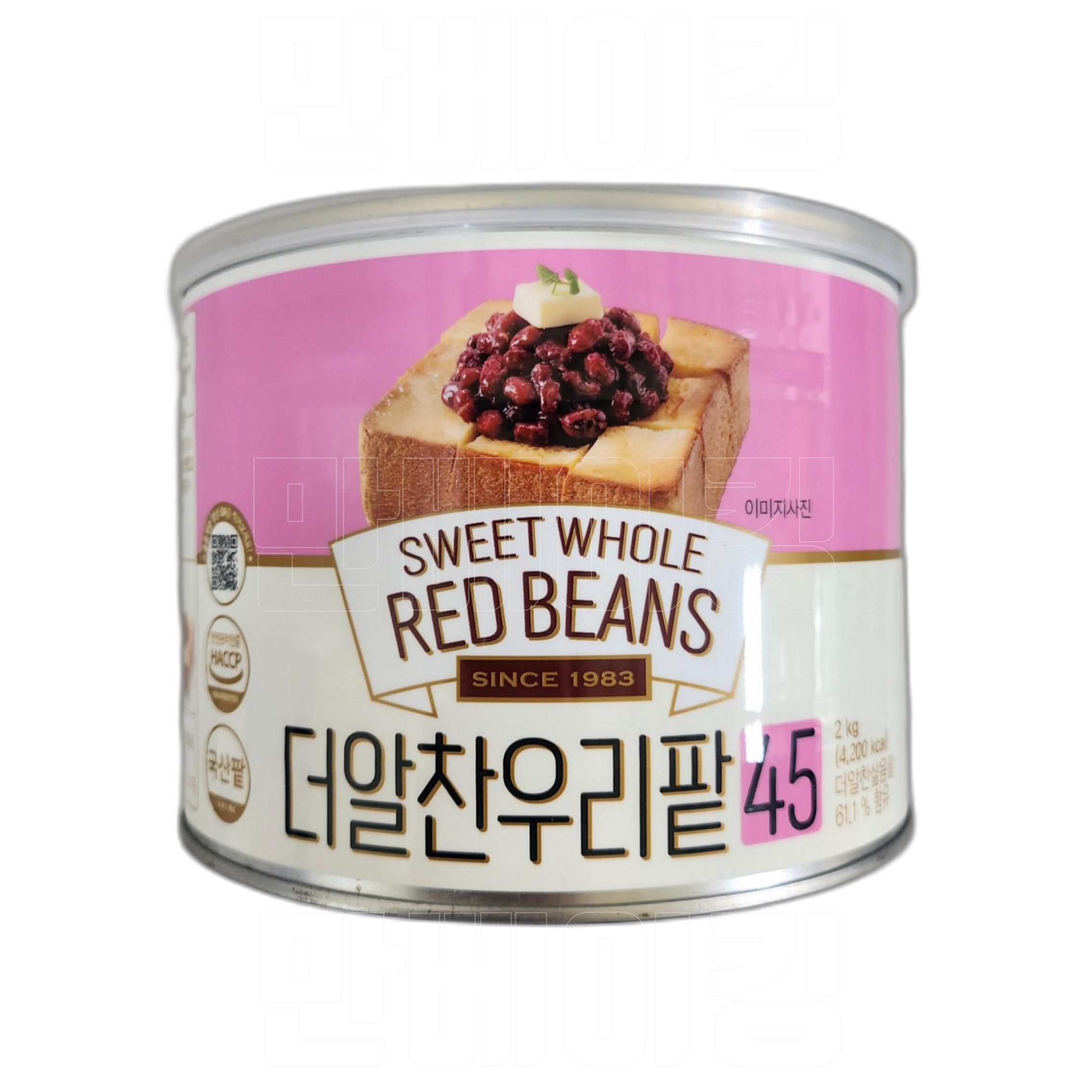 더알찬우리팥45 대두식품 우리통팥 2kg : 만베이킹
