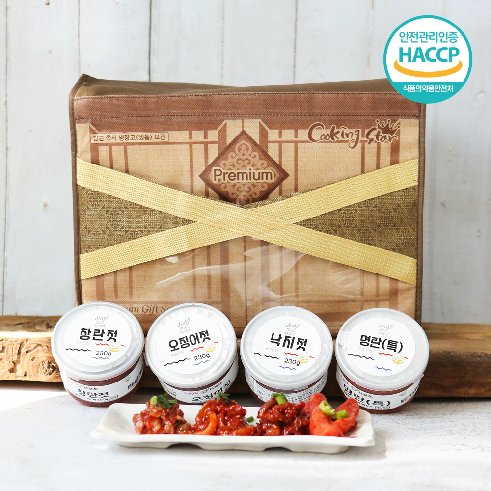 [HACCP] 국민반찬 밥도둑 양념젓갈 선물세트 : 삼촌밥먹자