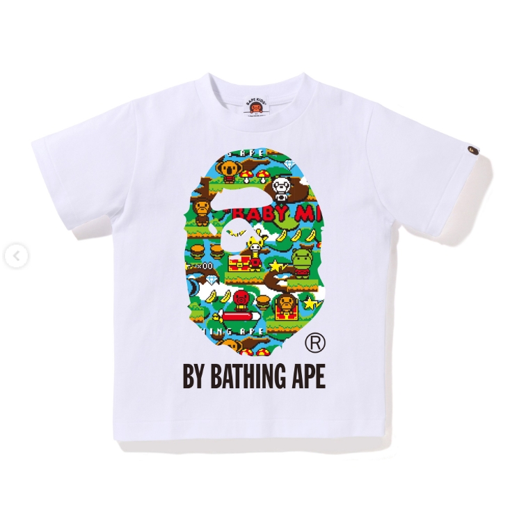 [베이프정품] 키즈 반팔티 베이비 마일로 게임 바이 베이팅 에이프 티 BAPE BABY MILO® GAME BY BATHING APE TEE : 재팬베이프스토어