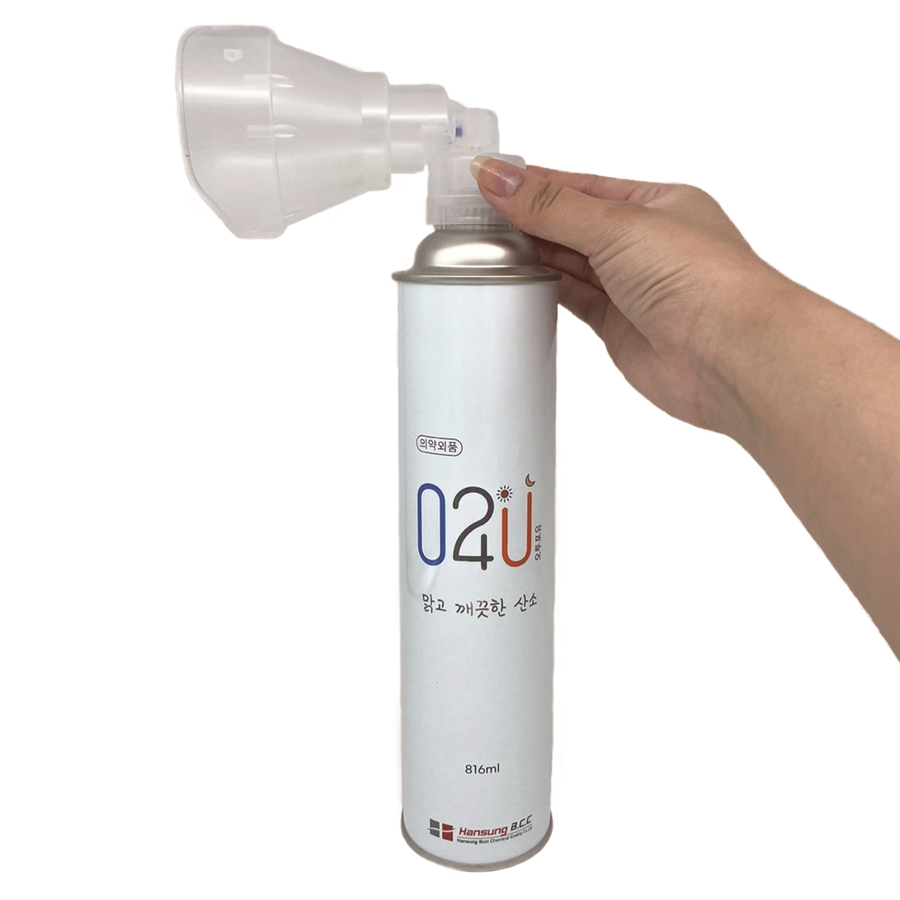 산소캔 휴대용산소호흡기 휴대용산소통 오투포유 산소조절기 816ml : SPW