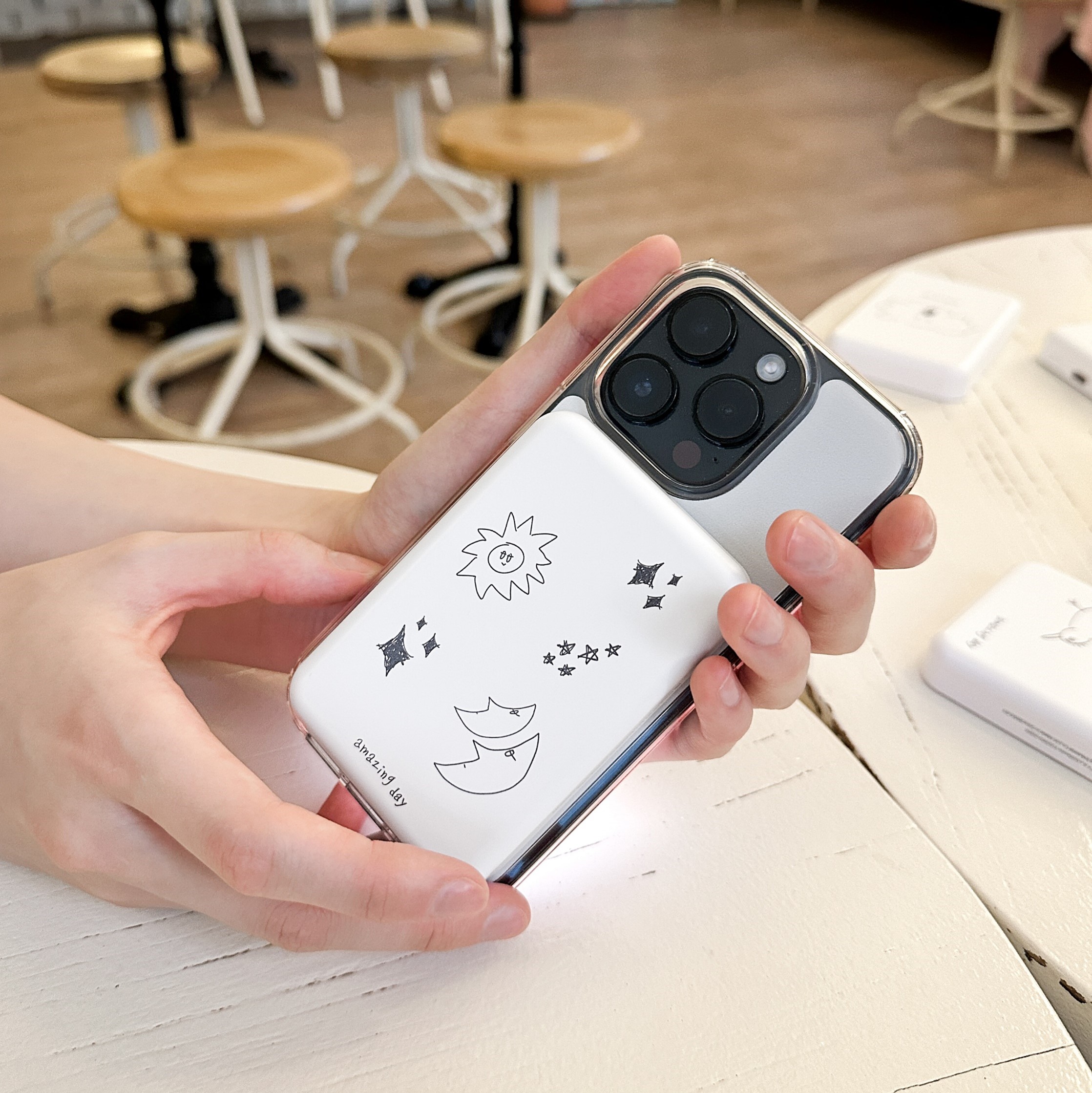 해님달님별 맥세이프 보조배터리 5100mAh : 어메이징 데이
