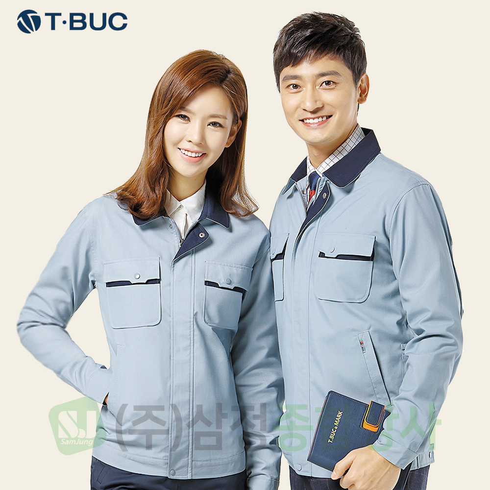 티뷰크 TB-116 / 춘추작업복 T/R 트로피컬 근무복 / 상의 / 작업점퍼 작업복 / 용인 : 주식회사 삼정종합상사