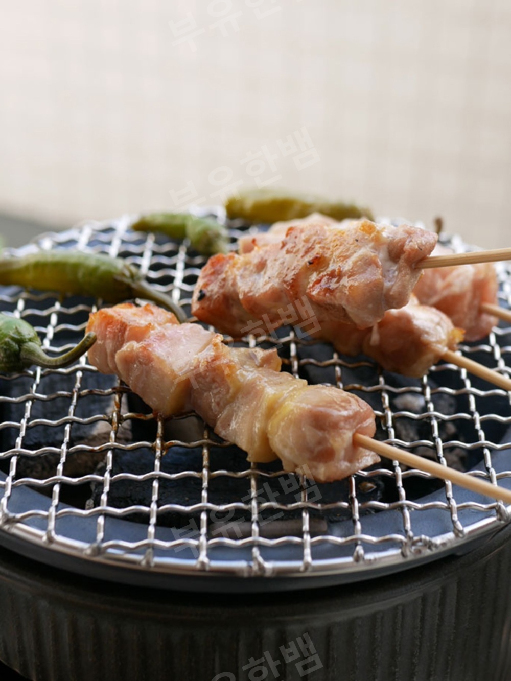 일본 미니 화로대 개인 세라믹 숯불 오븐 화로 : 부자되길