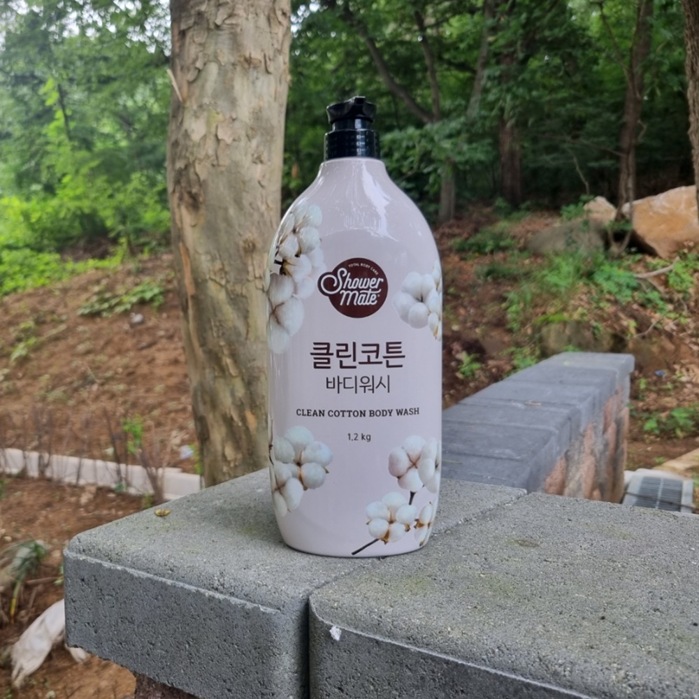 애경 샤워메이트 바디워시 1200g 클린코튼 유자 클랜베리 택1 : 다온:DA:ON