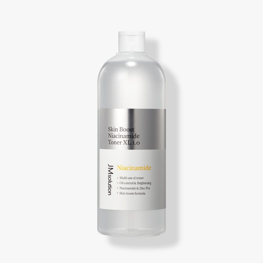 제이엠솔루션 스킨 부스트 나이아신아마이드 토너 엑스라지 600ml 미백 브라이트닝 대용량 스킨케어 : laglow