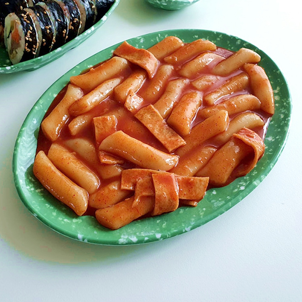 옛날 레트로 분식 접시 포장마차 그릇 떡볶이 멜라민 순대 분식집 식기 중 : 국민종합유통