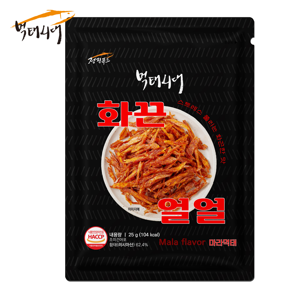 정진푸드 먹태시대 화끈얼얼 마라먹태 25g : 먹태시대
