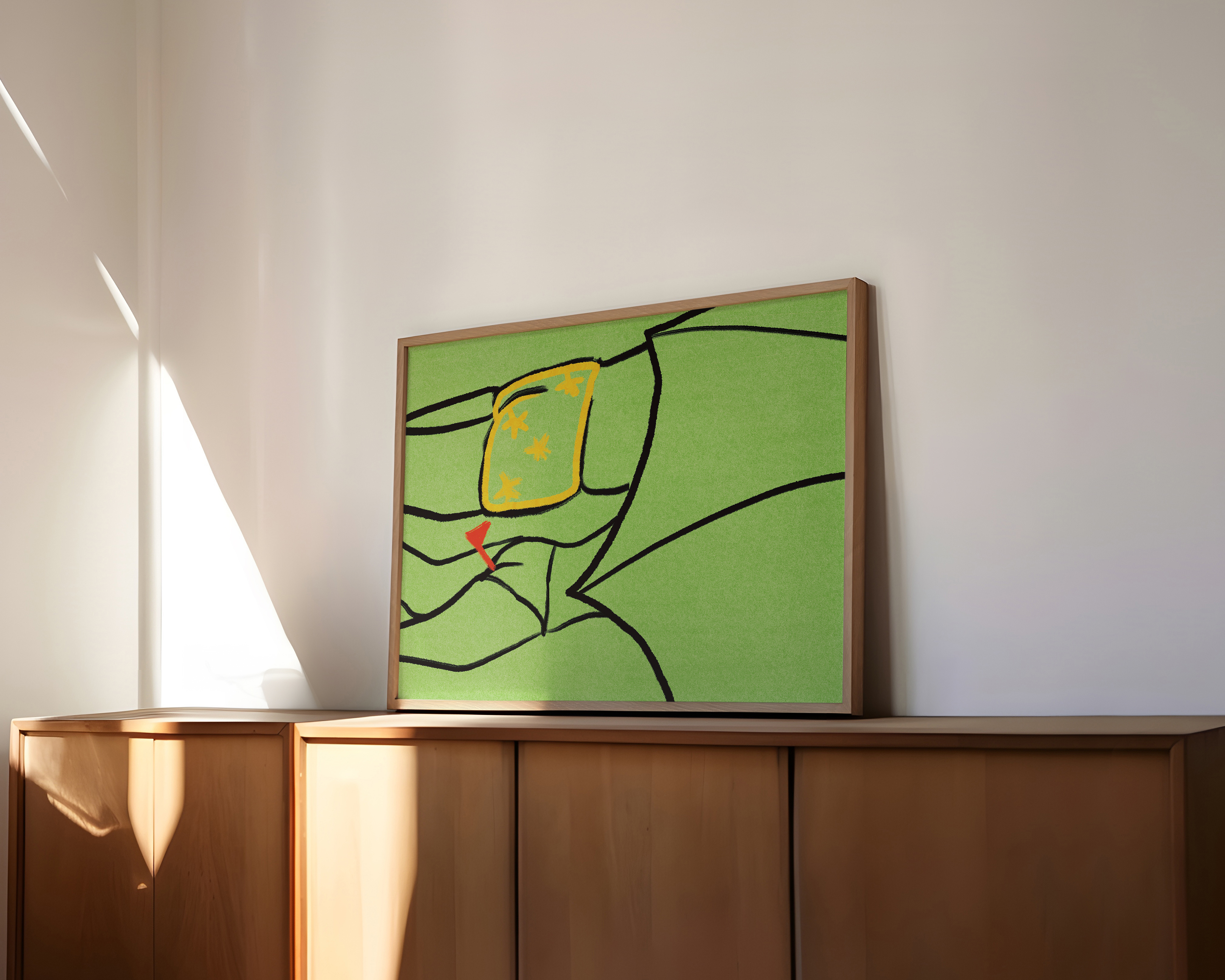 [only YRL] 해변에 누워 interior art poster 인테리어 아트포스터 : 유어러브드