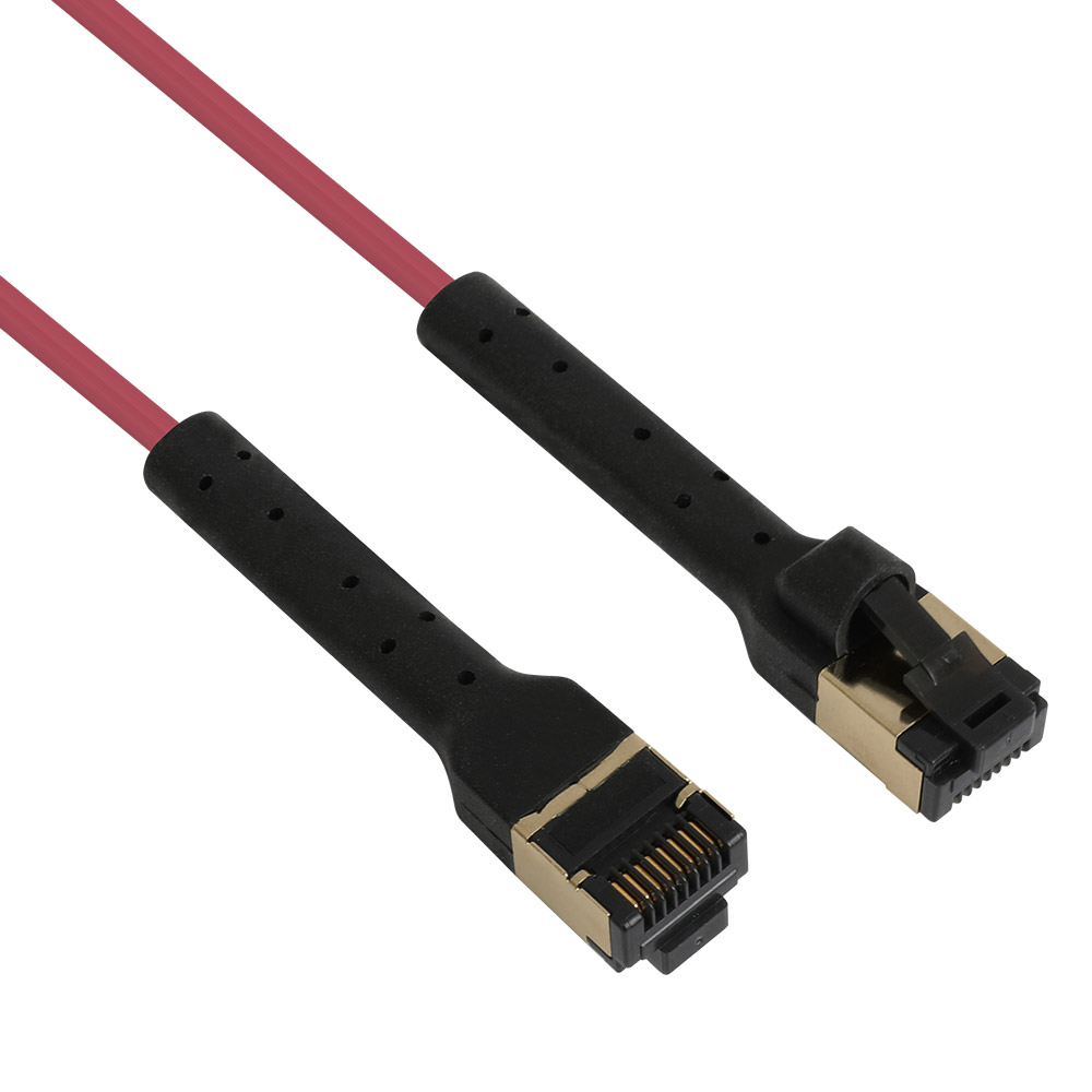 CAT7 슬림 ㄱ자 랜선 케이블 360도 꺾임 꺽임 인터넷선 7m, 1개 : 리버네트워크