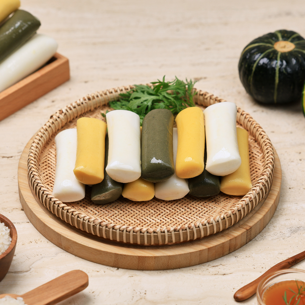 삼색가래떡 자연해동 가래떡 1kg 아침식사대용 : 더바른 떡