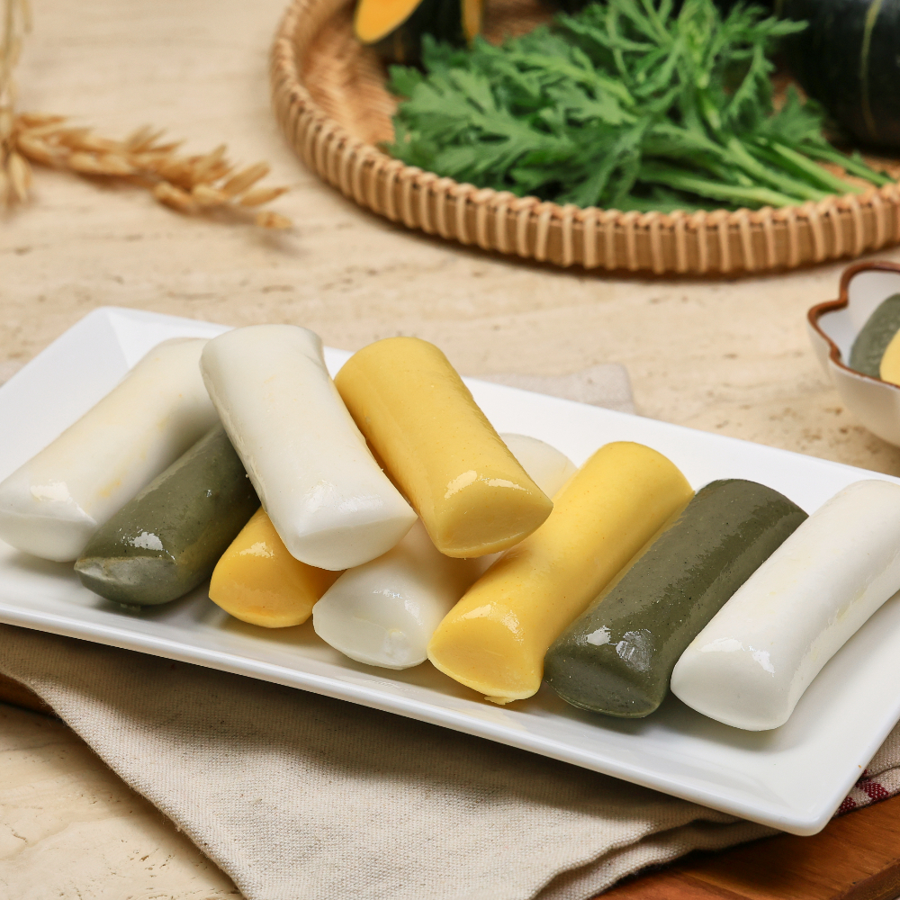 삼색가래떡 자연해동 가래떡 1kg 아침식사대용 : 더바른 떡