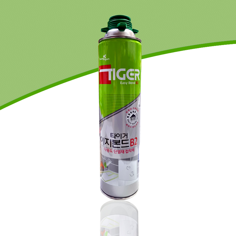 타이거 이지본드 건용 난연 B2 다용도 접착제 우레탄 폼 800ml 단열 폼본드 : 야긴상사