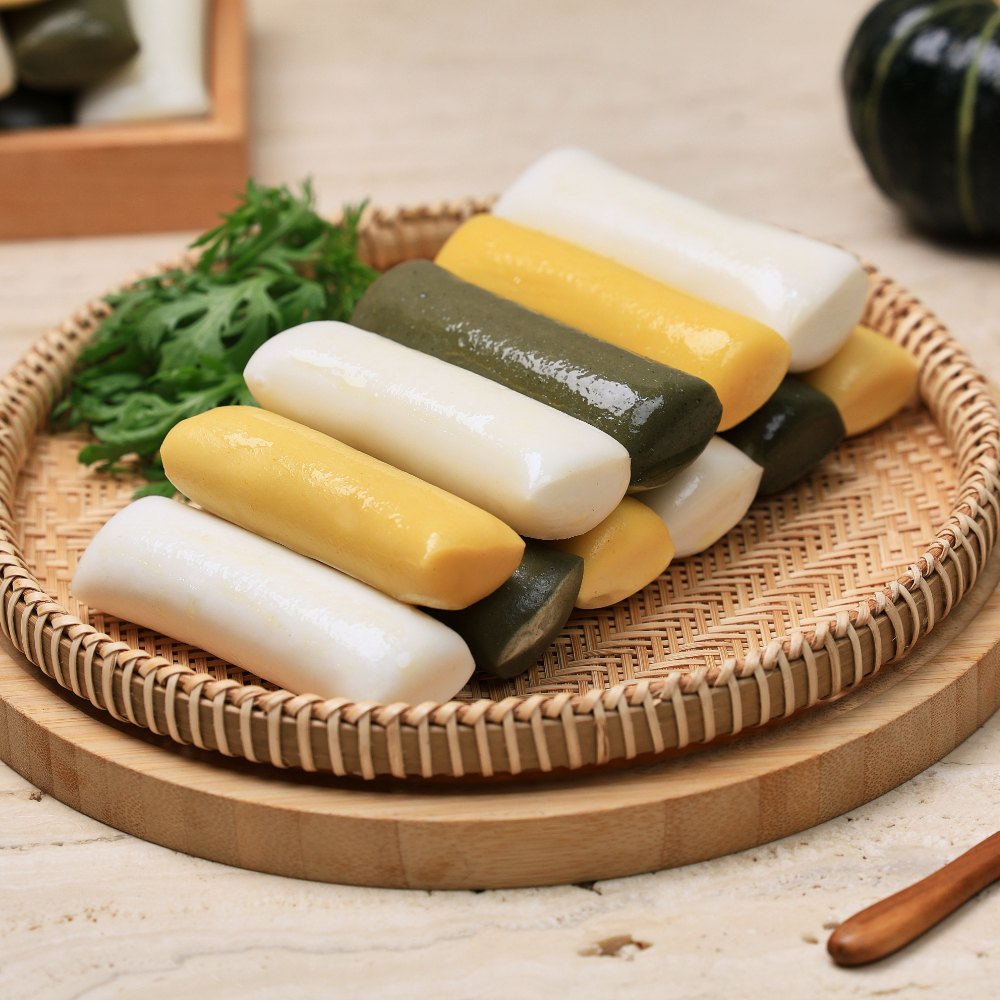 삼색가래떡 자연해동 가래떡 1kg 아침식사대용 : 더바른 떡