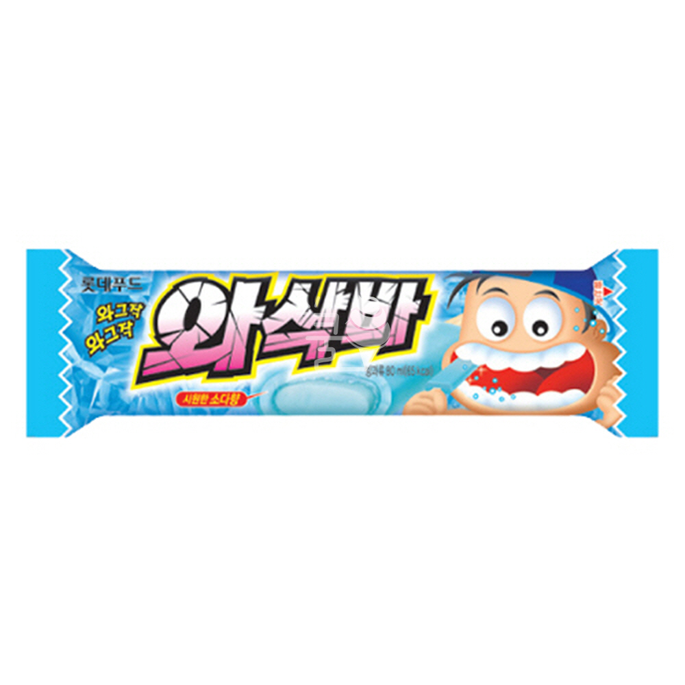 와삭바 소다맛아이스크림 막대아이스크림 빙과류 40개 : 레알마트