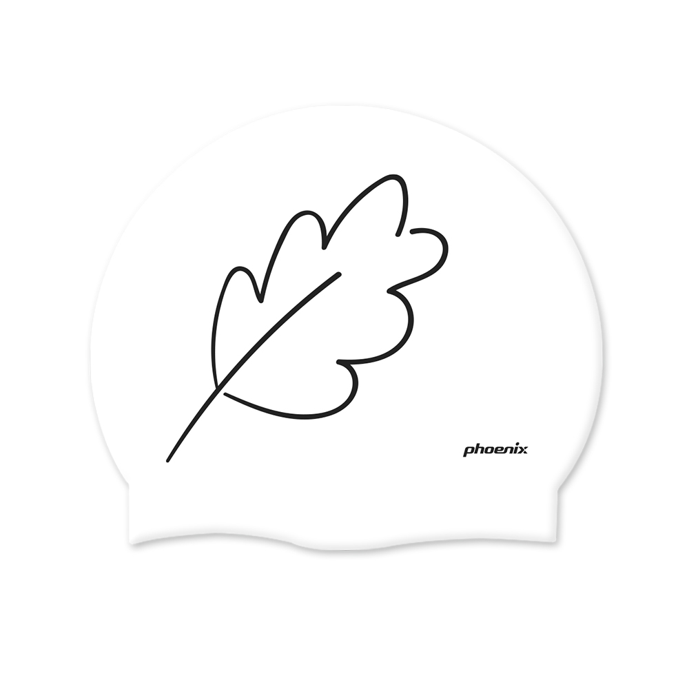 피닉스 PCS-03 디자인 실리콘 수영모 그린리프 : Phoenix피닉스레포츠