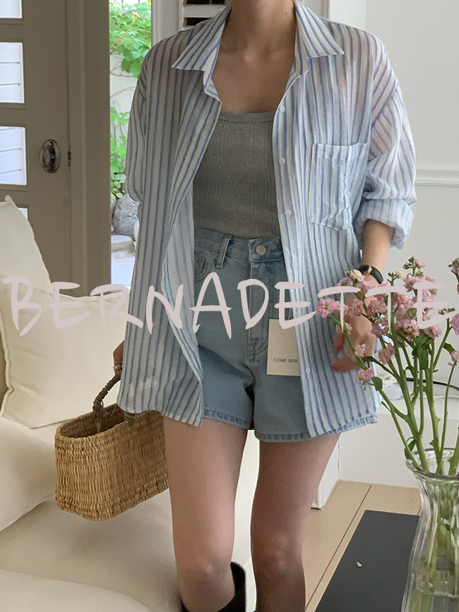 컴히얼 보일 남방 (2col) comehere : 버나뎃 Bernadette