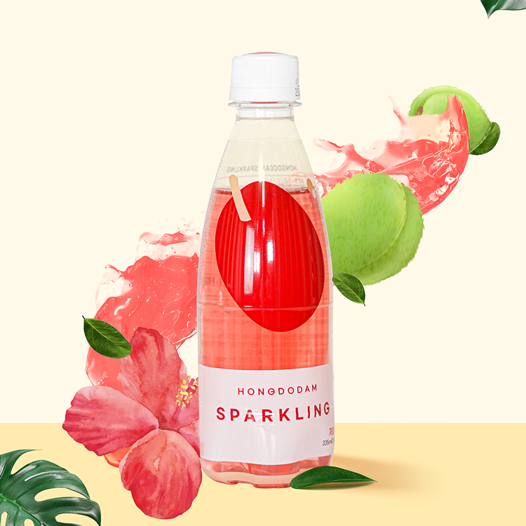 홍도담 스파클링 335ml(20개입) : 홍도담
