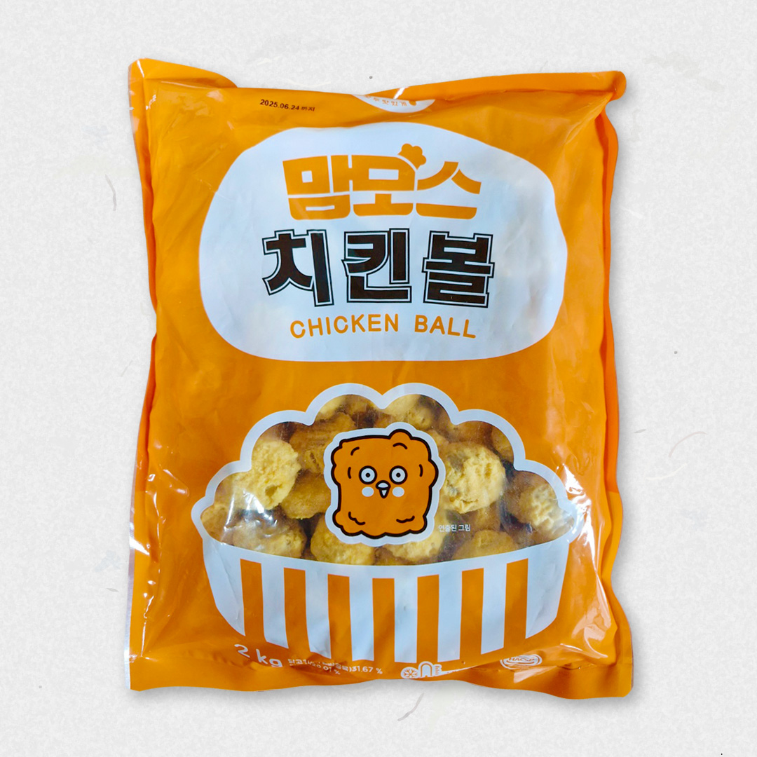 맘모스 치킨볼 2kg : 큐앤큐 온라인몰