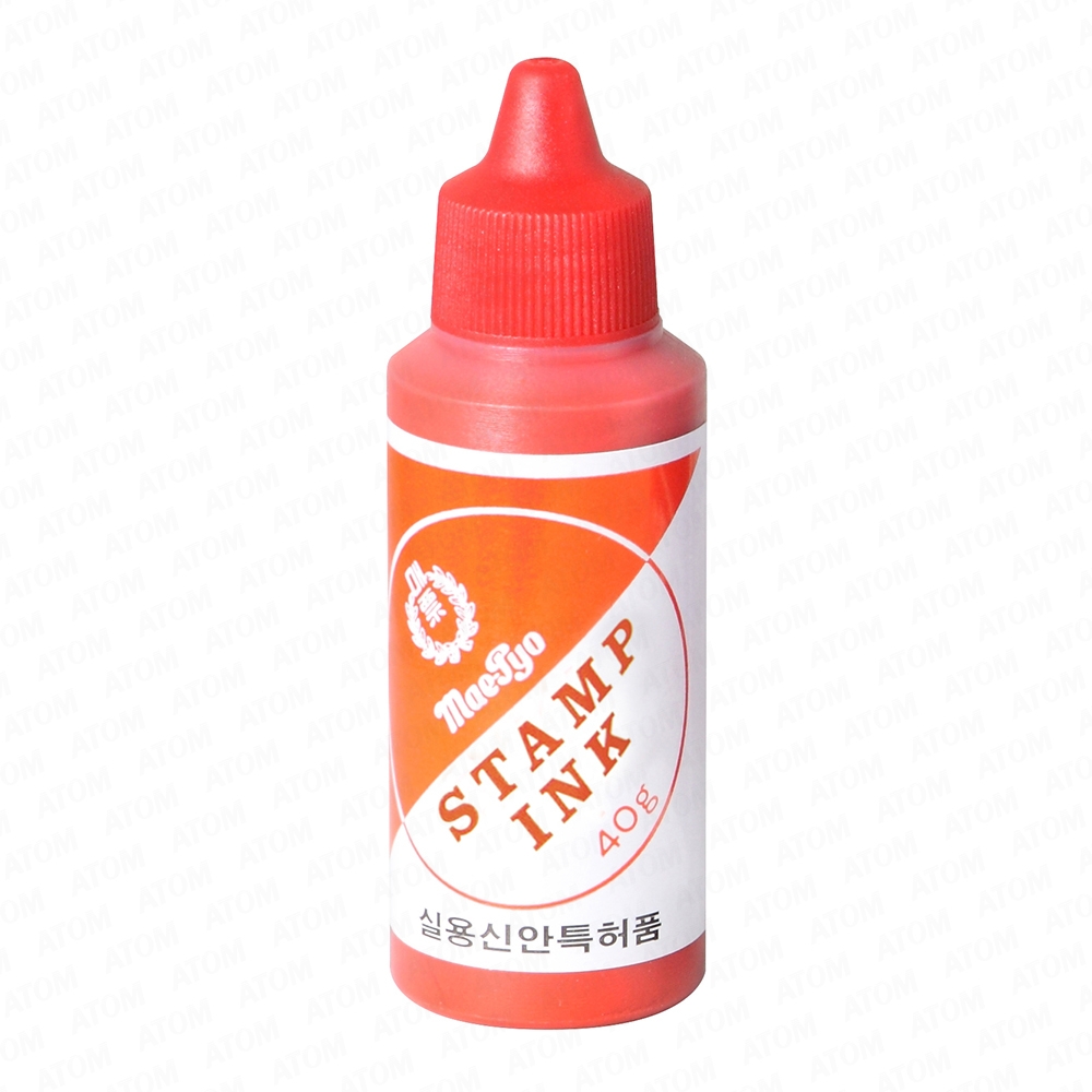 매표 스탬프잉크 40g (3색상) : 삼상몰