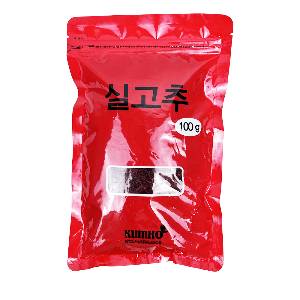 금호식품 100%국내산실고추 건고추 말린고추 고명고추 홍고추 고추슬라이스, 16g,100g : 신선당마켓