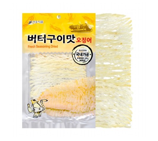 진주식품 버터구이맛 오징어 30gx5입 : egozigo