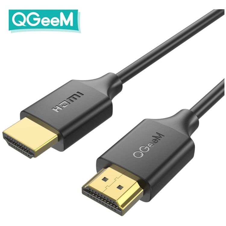 큐짐 HDMI to HDMI 24k 금도금 케이블 4K/60Hz지원 1.8m : 펌킨 마켓