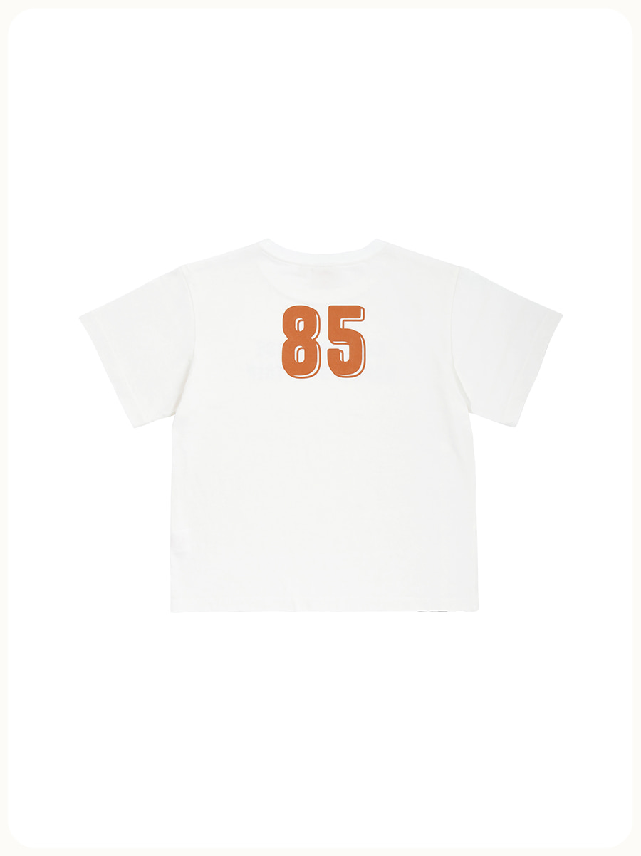[헬로선라이즈 우먼] HS VTG Typo Logo Tee(W) White 빈티지 타이포 로고티 화이트 : 레이지리버