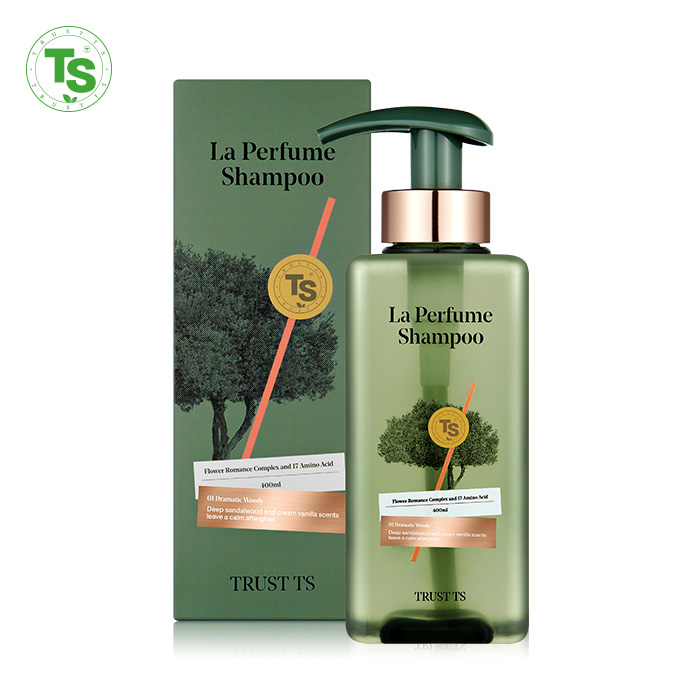 TS 탈모증상완화 라퍼퓸샴푸(드라마틱우디) 400ml x 2개+헤어바디 트래블키트 5종 : TS트릴리온