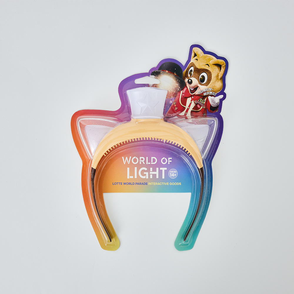 [롯데월드] 35주년 월오라 헤어밴드 - WORLD OF LIGHT 헤어밴드 : 롯데월드 온라인스토어