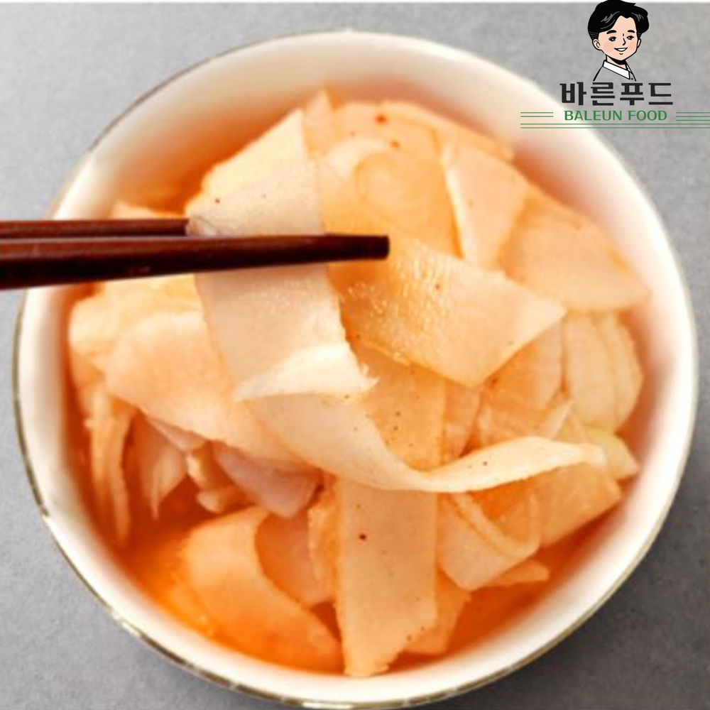 으뜸 냉면무 홍김치 5KG 냉면김치 냉면무절임 아이스박스 기본배송 : 바른푸드 으뜸깍두기